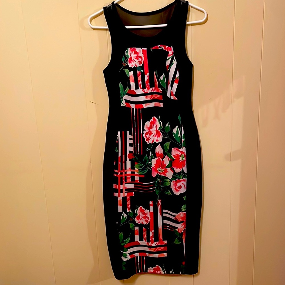 Beautiful flower, print dress